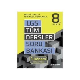 8. Sınıf Tüm Dersler 1. Dönem Soru Bankası Tudem Yayınları