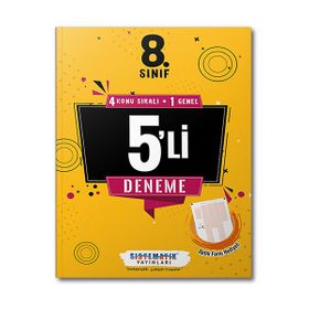 8. Sınıf Tüm Dersler 5'li Deneme - Sistematik Yayınları