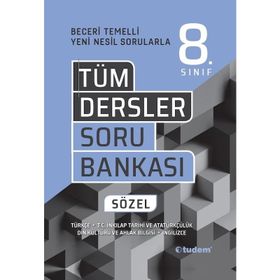 8. Sınıf Tüm Dersler Beceri Temelli Soru Bankası-Tudem Yayınları