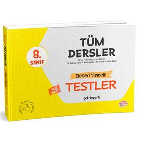 8. Sınıf Tüm Dersler Beceri Temelli Testler-Editör Yayınları