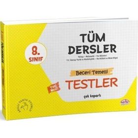 8. Sınıf Tüm Dersler Beceri Temelli Testler-Editör Yayınları