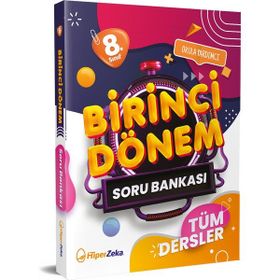 8. Sınıf Tüm Dersler Birinci Dönem Soru Bankası - HiperZeka Yayınları