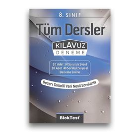 8.Sınıf Tüm Dersler Kılavuz Deneme Bloktest Yayınları