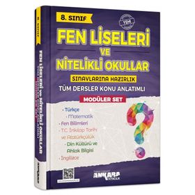 8.sınıf Tüm Dersler Konu Anlatımlı Modüler Set Ankara Yayıncılık