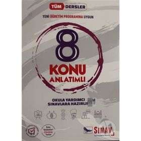8. Sınıf Tüm Dersler Konu Anlatımlı - Sınav Dergisi Yayınları