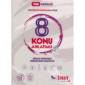 8. Sınıf Tüm Dersler Konu Anlatımlı - Sınav Dergisi Yayınları