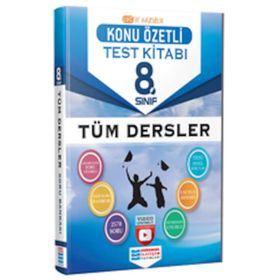 8.Sınıf Tüm Dersler Konu Özetli Test Kitabı - Evrensel İletişim Yayınları