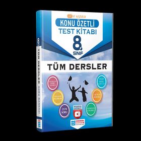 8.Sınıf Tüm Dersler Konu Özetli Test Kitabı - Evrensel İletişim Yayınları