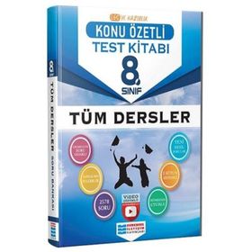 8.Sınıf Tüm Dersler Konu Özetli Test Kitabı - Evrensel İletişim Yayınları