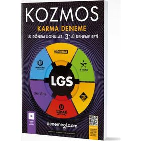 8. Sınıf Tüm Dersler Kozmos LGS Karma 3'lü İlk Dönem Deneme - Hız Yayınları