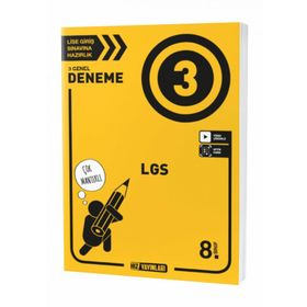 8. Sınıf Tüm Dersler Lgs 3'lü Deneme - Hız Yayınları