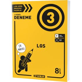 8. Sınıf Tüm Dersler Lgs 3'lü Deneme - Hız Yayınları