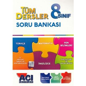 8.sınıf Tüm Dersler Soru Bankası Açı YayınlarI