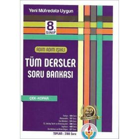 8 Sınıf Tüm Dersler Soru Bankası Adım Adım Işıklı Yayınları