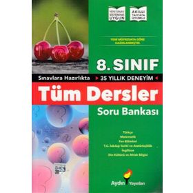 8 Sınıf Tüm Dersler Soru Bankası Aydın Yayınları