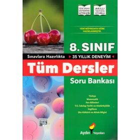 8 Sınıf Tüm Dersler Soru Bankası Aydın Yayınları