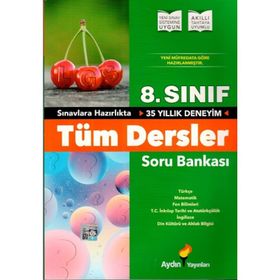 8 Sınıf Tüm Dersler Soru Bankası Aydın Yayınları