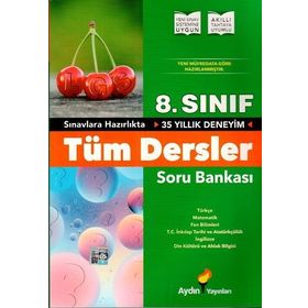 8 Sınıf Tüm Dersler Soru Bankası Aydın Yayınları