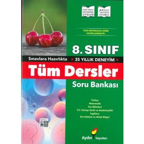 8 Sınıf Tüm Dersler Soru Bankası Aydın Yayınları