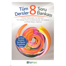 8. Sınıf Tüm Dersler Soru Bankası BilgiKüpü Yayınları