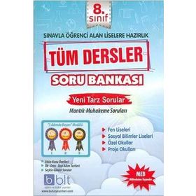 8. Sınıf Tüm Dersler Soru Bankası-Bulut Eğitim Yayınları