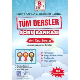 8. Sınıf Tüm Dersler Soru Bankası-Bulut Eğitim Yayınları