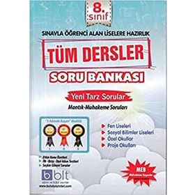 8. Sınıf Tüm Dersler Soru Bankası-Bulut Eğitim Yayınları