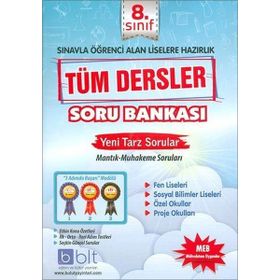 8. Sınıf Tüm Dersler Soru Bankası-Bulut Eğitim Yayınları