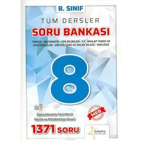 8. Sınıf Tüm Dersler Soru Bankası-Europa Yayınları