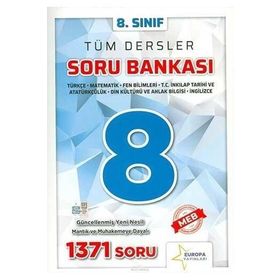 8. Sınıf Tüm Dersler Soru Bankası-Europa Yayınları