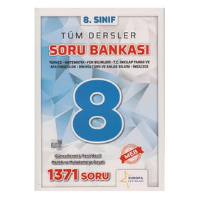 8. Sınıf Tüm Dersler Soru Bankası-Europa Yayınları