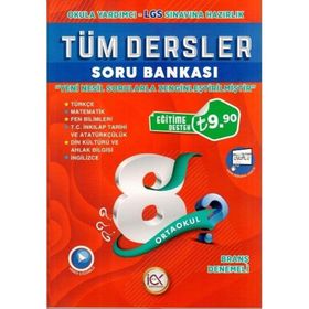 8. Sınıf Tüm Dersler Soru Bankası - İlk Önce Yayınları