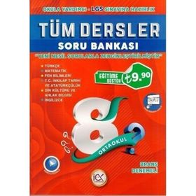8. Sınıf Tüm Dersler Soru Bankası - İlk Önce Yayınları