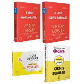 8.Sınıf Tüm Dersler Soru Bankası + Konu Anlatım + Yaprak Test Set
