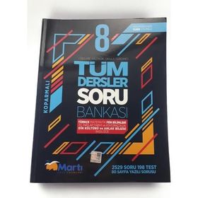 8.Sınıf Tüm Dersler Soru Bankası - Martı Yayınları