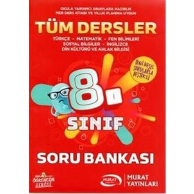 8.sınıf Tüm Dersler Soru Bankası Murat Yayınları