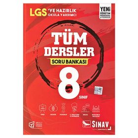 8. Sınıf Tüm Dersler Soru Bankası Sınav Dergisi Yayınları