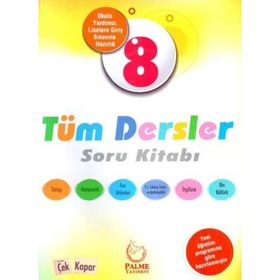 8. Sınıf Tüm Dersler Soru Kitabı Palme Yayınları