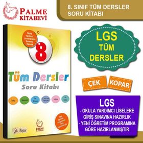 8. Sınıf Tüm Dersler Soru Kitabı Palme Yayınları