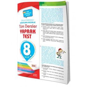 8. Sınıf Tüm Dersler Yaprak Test Element Yayınları