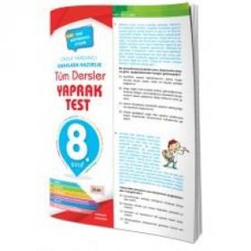 8. Sınıf Tüm Dersler Yaprak Test Element Yayınları