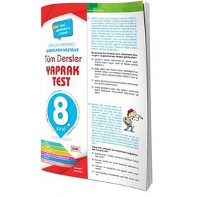 8. Sınıf Tüm Dersler Yaprak Test Element Yayınları