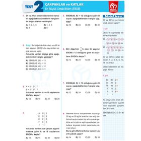 8. Sınıf Turbo Matematik Soru Bankası - Model Eğitim Yayınları