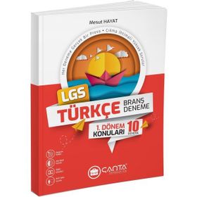 8. Sınıf Türkçe 1. Dönem Lgs Branş Deneme Çanta Yayınları