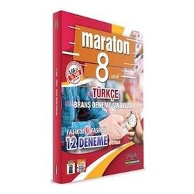 8. Sınıf Türkçe 12'li Deneme - Maraton Yayınları