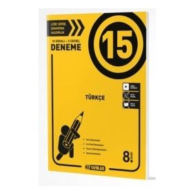 8. Sınıf Türkçe 15 Branş Denemesi - Pruva Akademi Yayınları+Türkçe Deneme Azza Yayıyları