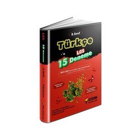 8. Sınıf Türkçe 15 Deneme - Aydın Yayınları
