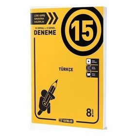 8. Sınıf Türkçe 15'li Deneme-Hız Yayınları