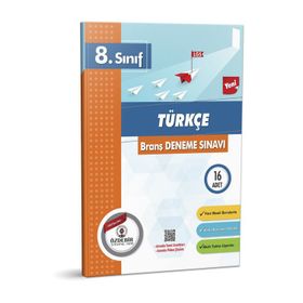 8. Sınıf Türkçe 16'lı Branş Deneme - Özdebir Yayınları