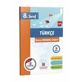 8. Sınıf Türkçe 16'lı Branş Deneme - Özdebir Yayınları